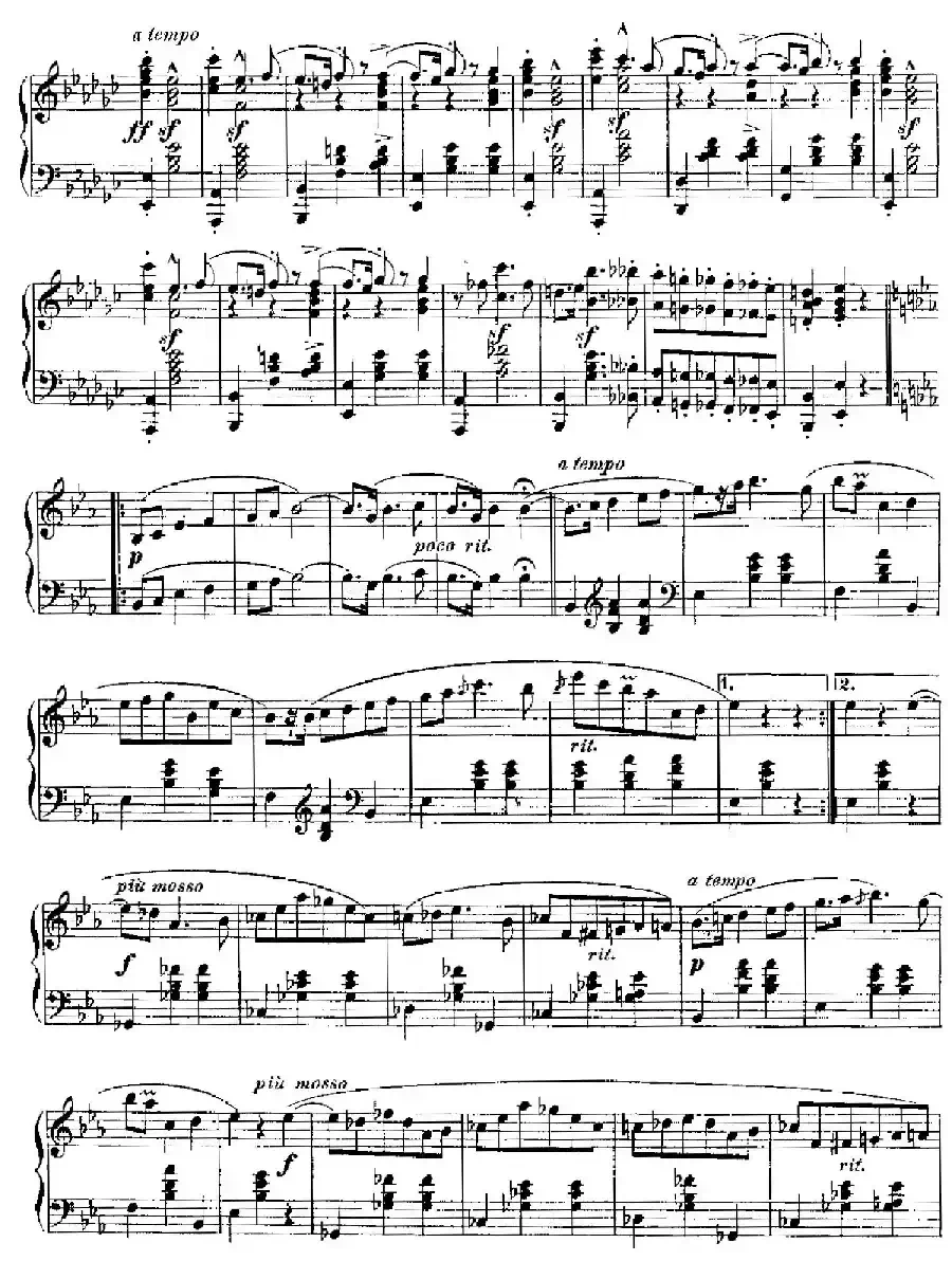 Five Polish National Dance Op.3（5首波兰民族舞曲 No.1）