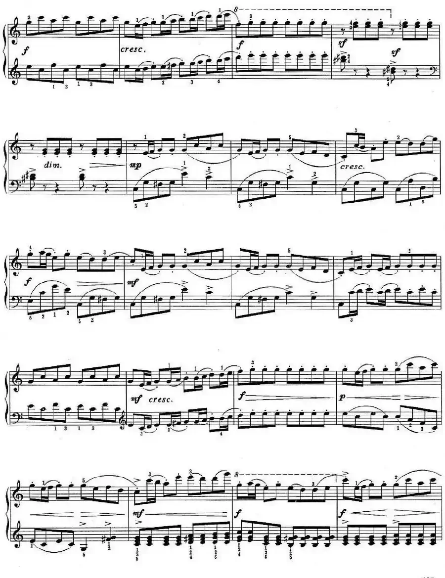 儿童组曲 快乐的节日（钢琴独奏）