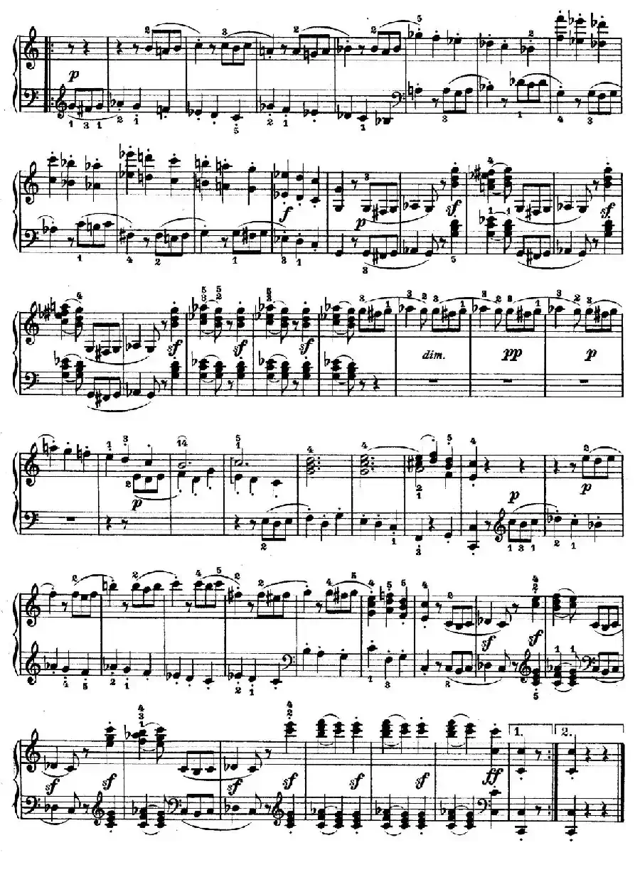 Piano Sonata in C Op.2 No.3（C大调第三钢琴奏鸣曲）