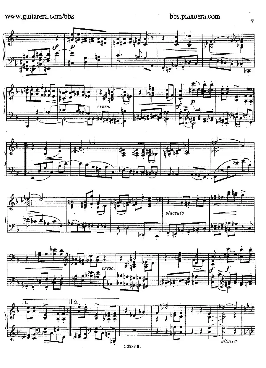 Theme with Variations and Fugue in F Major Op.14 （F大调主题变奏与赋格）