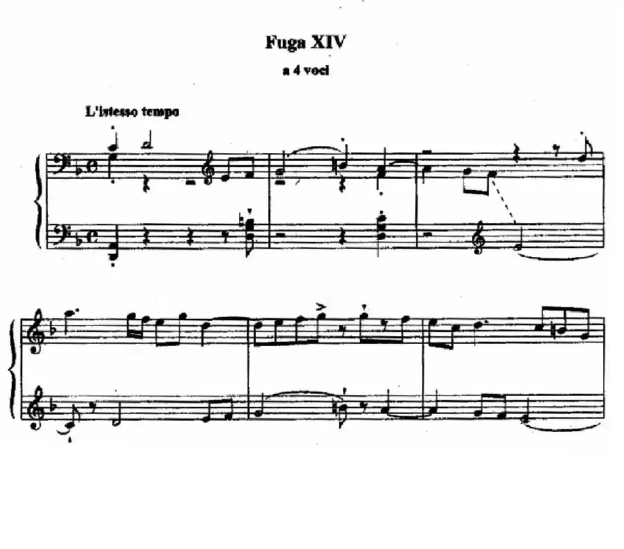 24 Preludes and Fugues Op.82（24首前奏曲与赋格·14）
