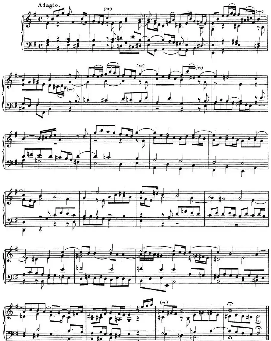 Toccata BWV 916（7首托卡塔·No.7 G大调）