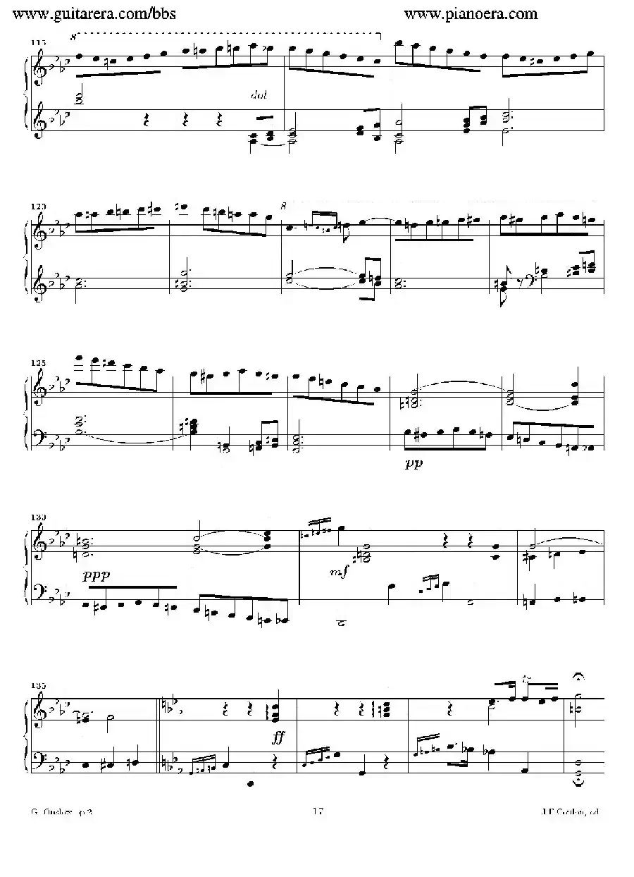 Grande Piano Sonata in c Minor Op.2（c小调华丽钢琴奏鸣曲·第三乐章）