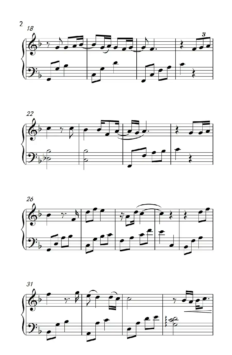 想你的夜(《弹吧音教》制谱版)