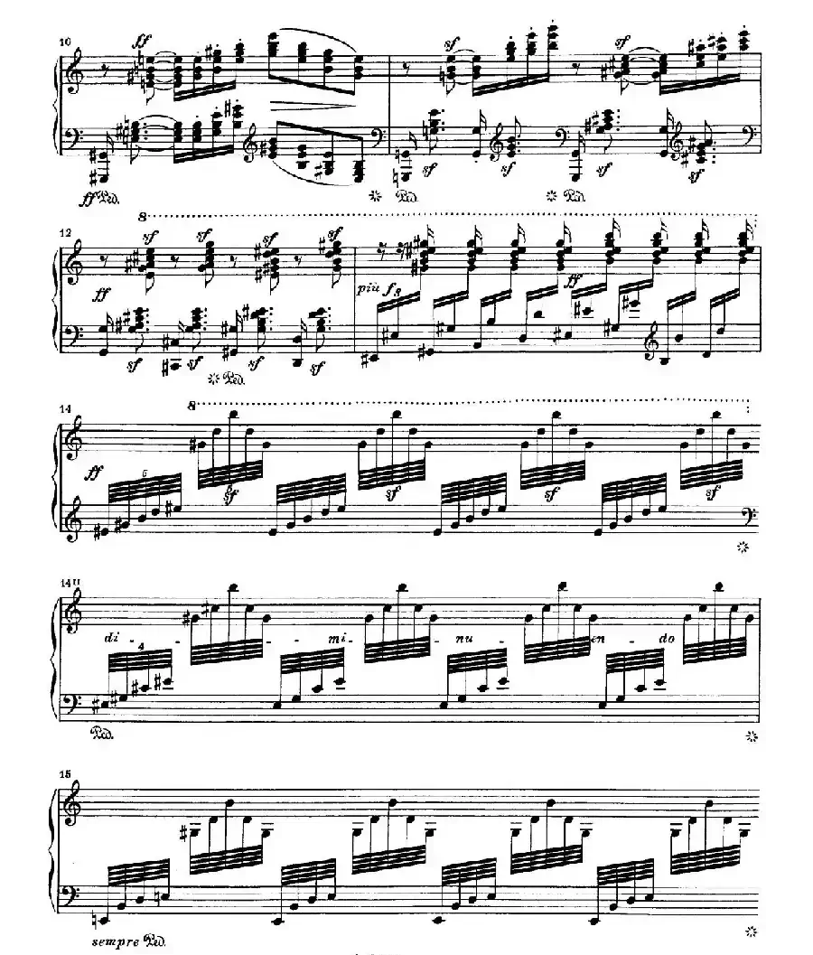 Choral Fantasia in c Minor Op.80（c小调合唱幻想曲·钢琴独奏版）
