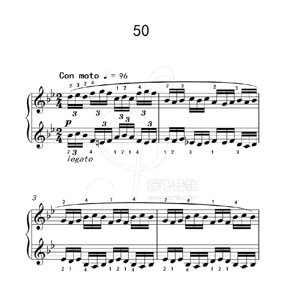 练习曲 50（克拉莫钢琴练习曲60首）