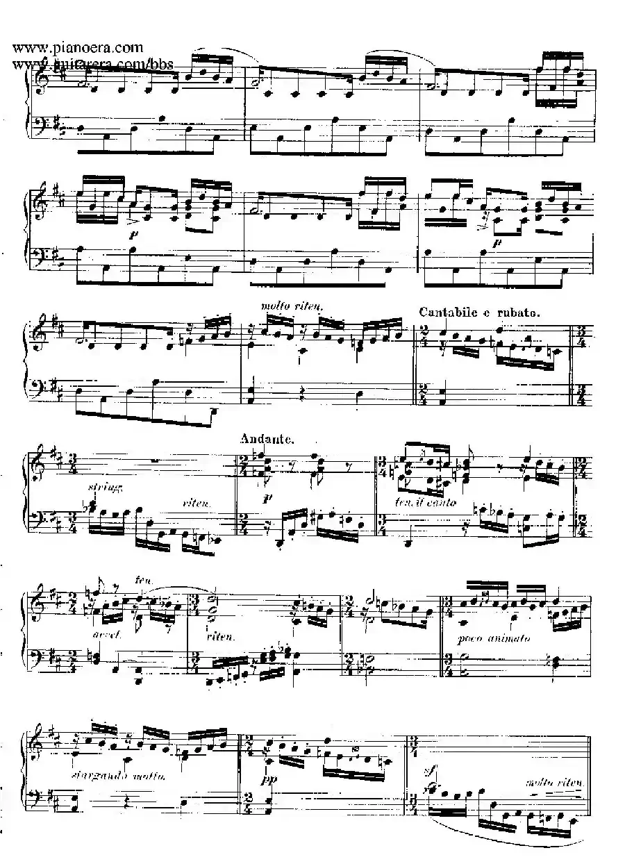 12 Spanish Danses Op.37（12首西班牙舞曲·10）