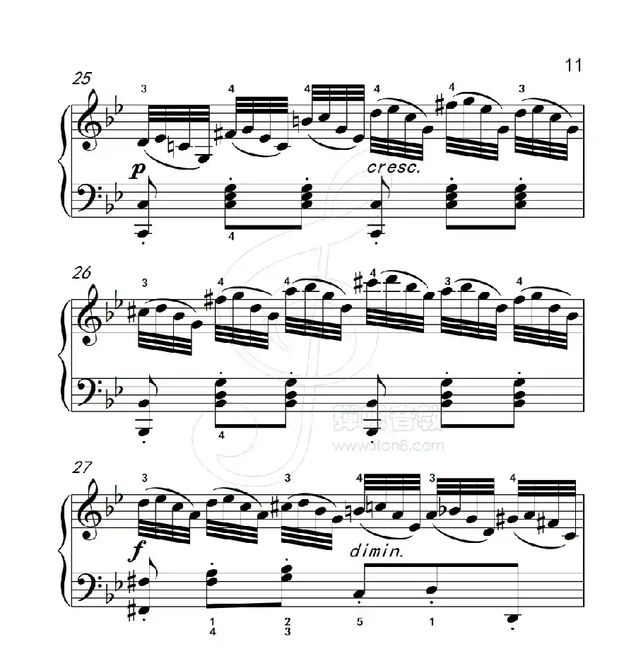 练习曲 21（克拉莫钢琴练习曲60首）