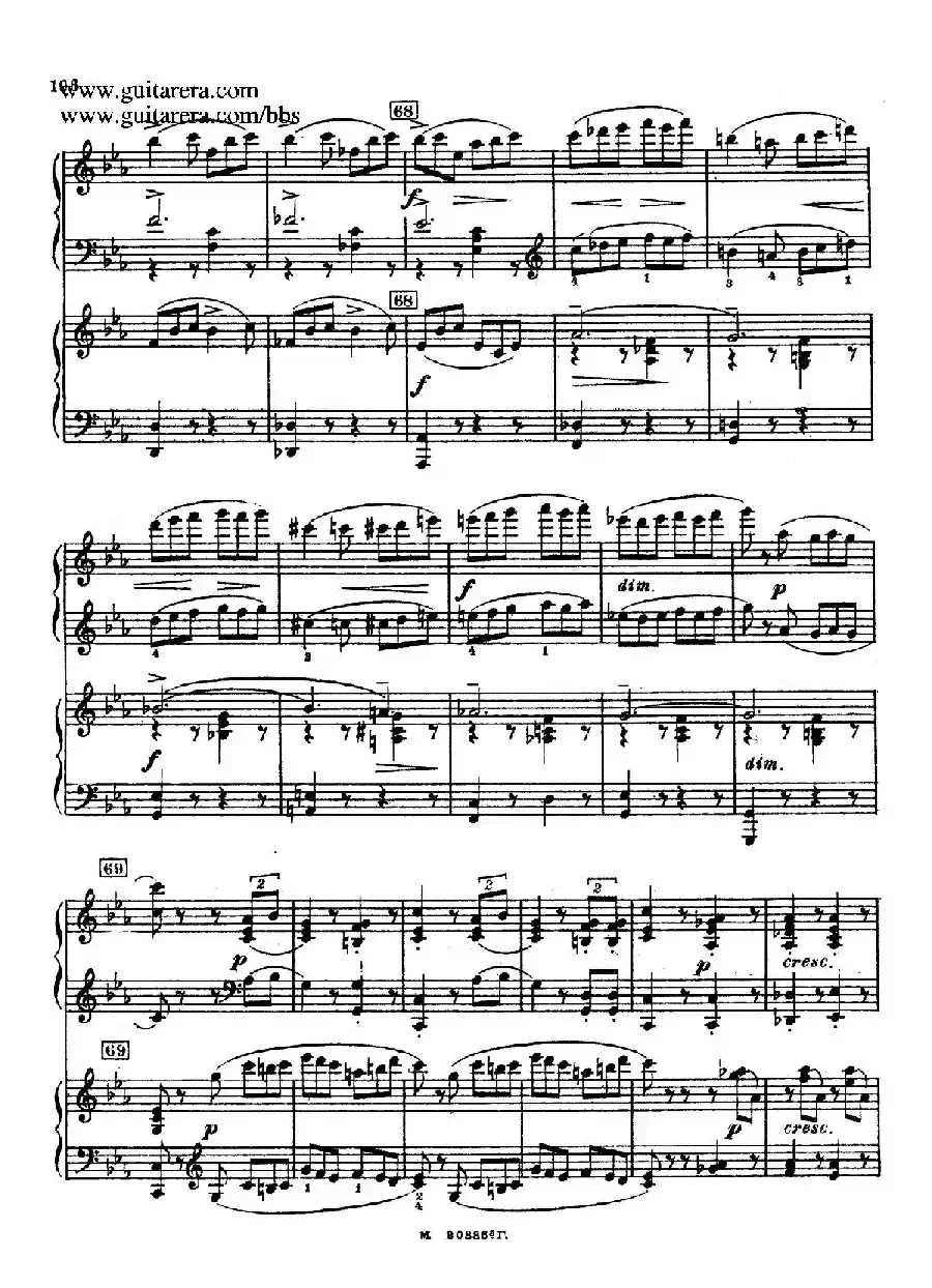 第二双钢琴组曲 Suite for Two Pianos No.2 Op.17（4. 塔兰泰拉舞曲 Tarantella）