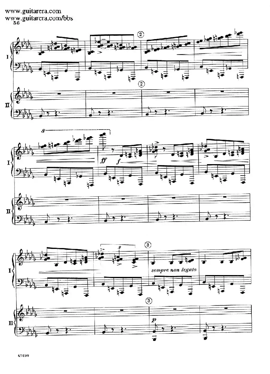 Piano Concerto Op.38（钢琴协奏曲·双钢琴·第三乐章）