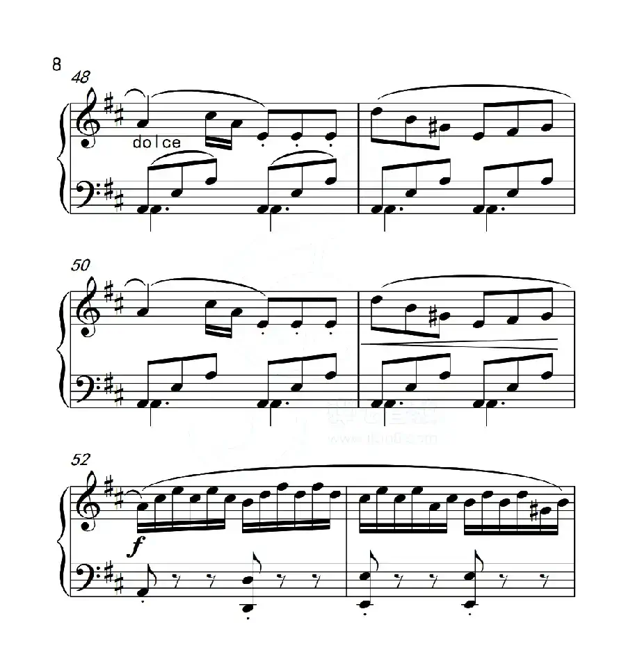 第五级B组 回旋曲(中国音乐学院钢琴考级作品1~6级)