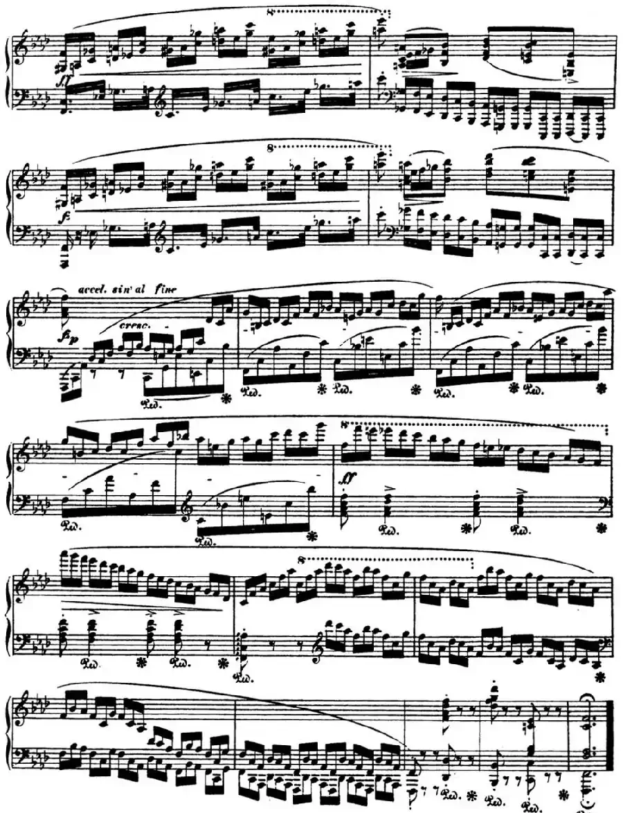 肖邦 叙事曲4 f小调 Chopin Ballade No.4 Op.52