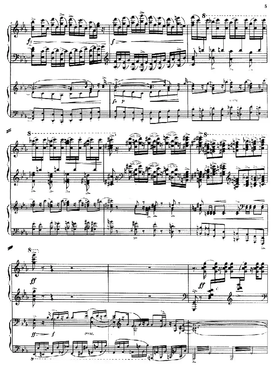 Piano Concerto No.2 in c Minor Op.50（c小调第二钢琴协奏曲·Ⅰ·双钢琴）