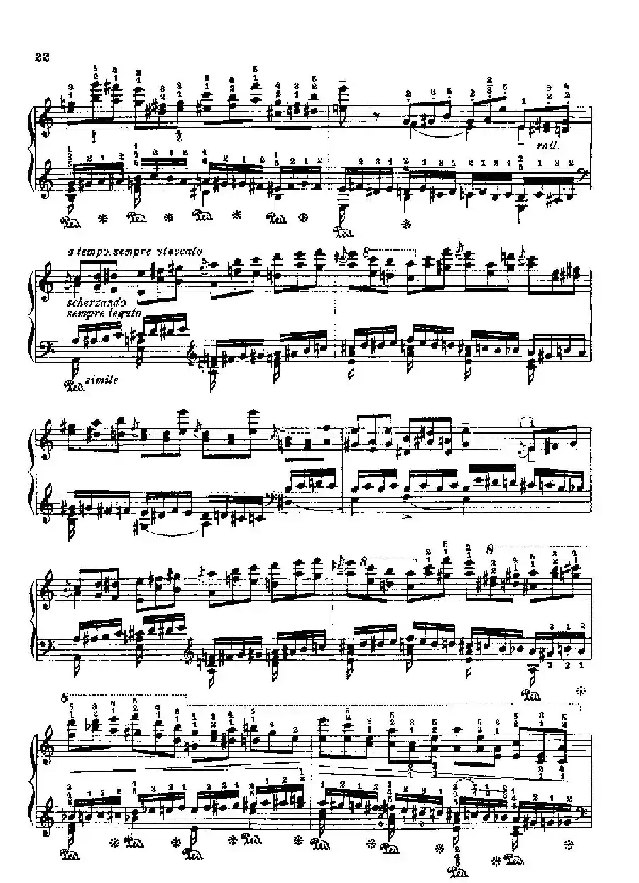53首以肖邦练习曲为素材而作的练习曲（No.4）