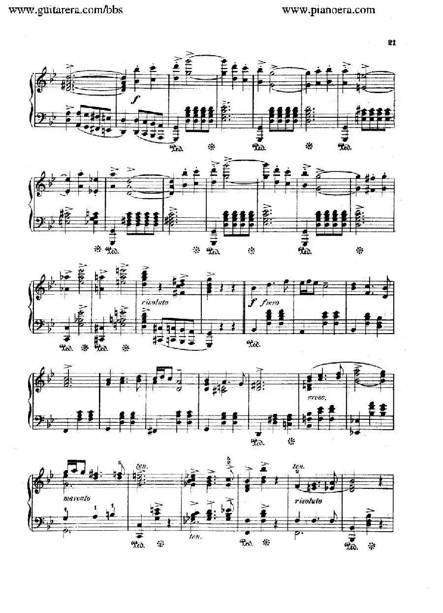 Spanish Dances Op.12（西班牙舞曲·钢琴独奏版）