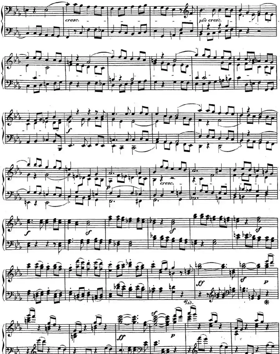 贝多芬钢琴奏鸣曲29 钢琴（锥子键琴）降B大调 Op.106 B-flat major