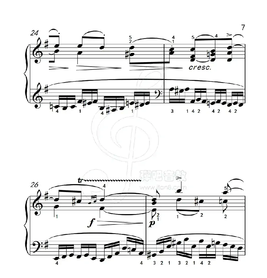 练习曲 22(克拉莫钢琴练习曲60首)