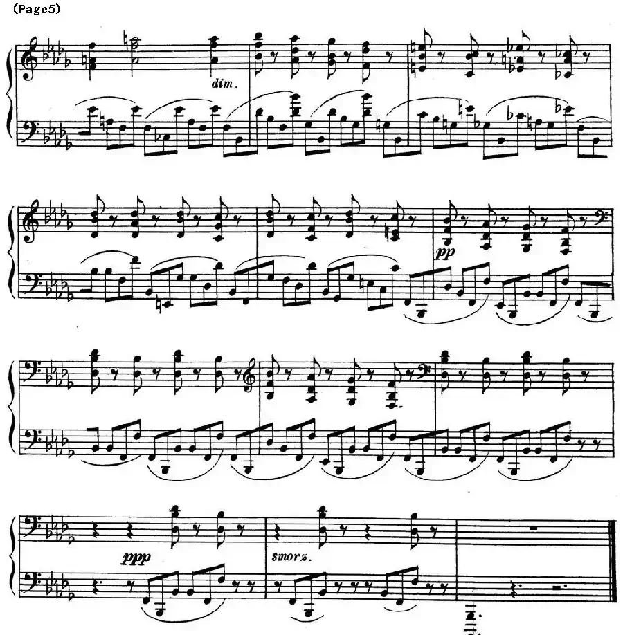 斯克里亚宾12首钢琴练习曲 Op8（No.7 Alexander Scriabin Etudes）