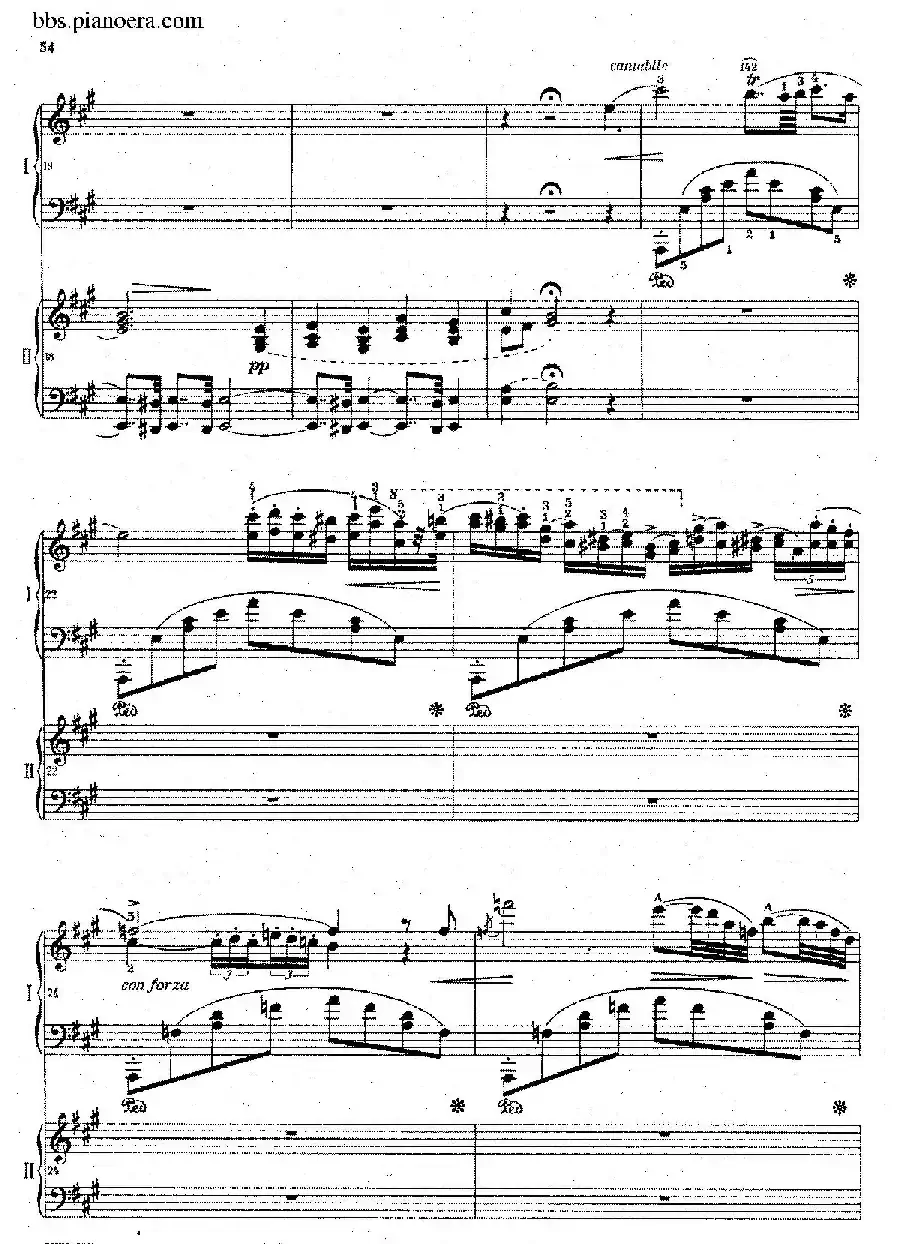 Grand Fantasy on Polish Airs Op.13（华丽的波兰民歌幻想曲·双钢琴版）