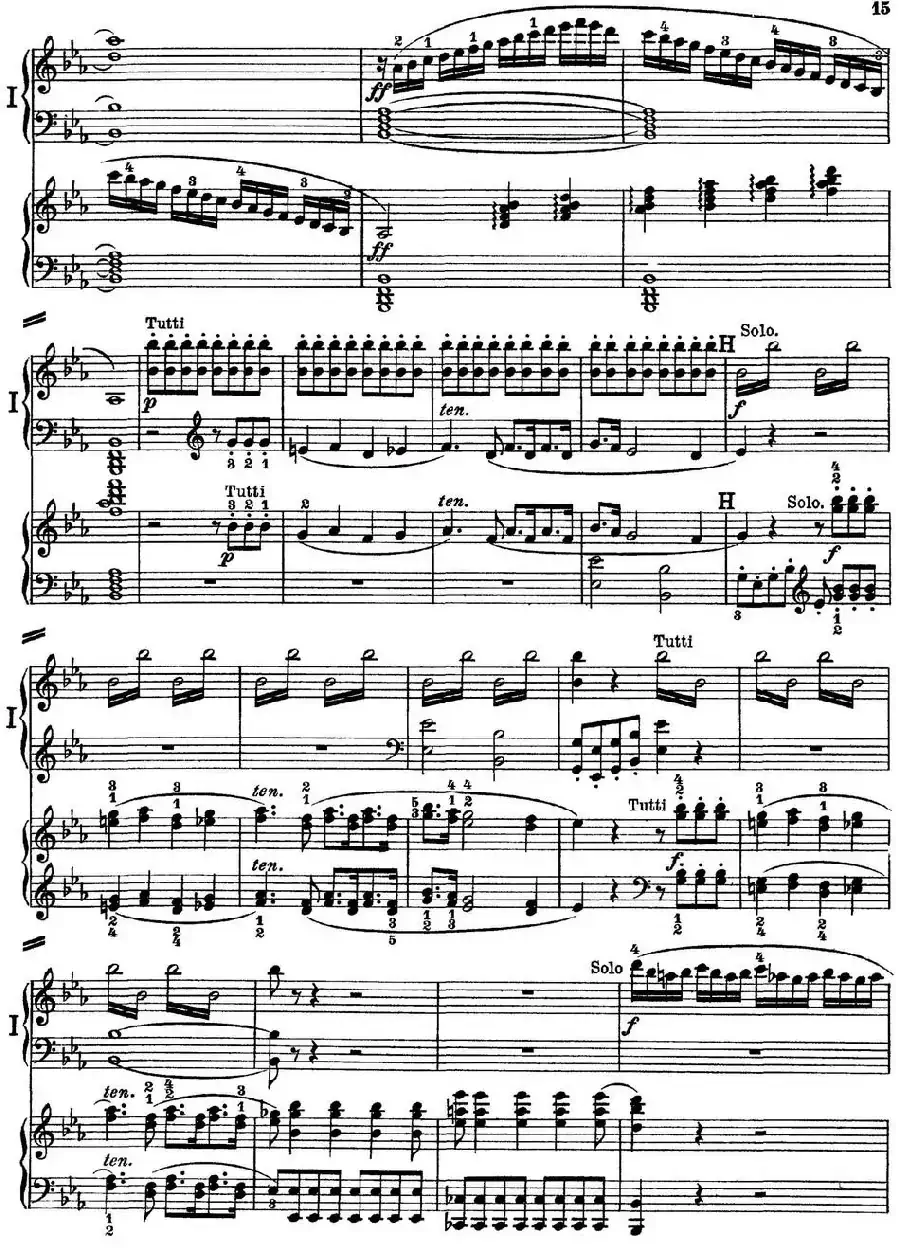 二十八部钢琴协奏曲 No.10（P1-15）