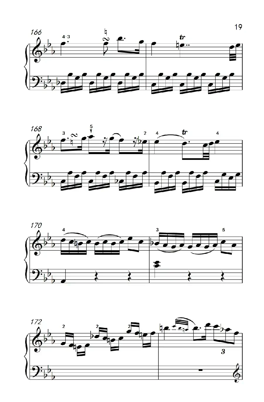 第八级2.♭E大调奏鸣曲 第一乐章 Hob.XVI 49（中央音乐学院 钢琴（业余）考级教程 7-9级）
