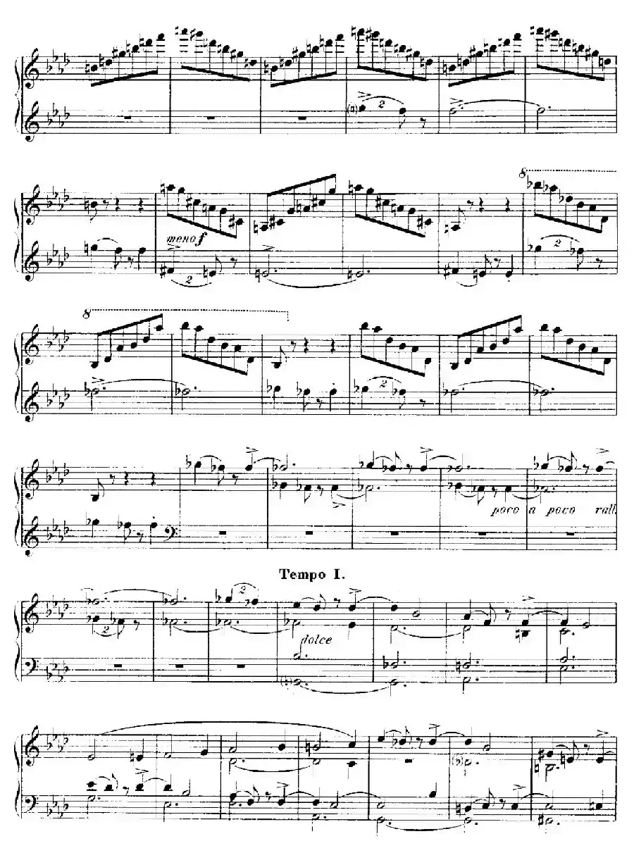 4 Valses Caprice（4首随想圆舞曲）（Op.62 No. 4 in A-flat）
