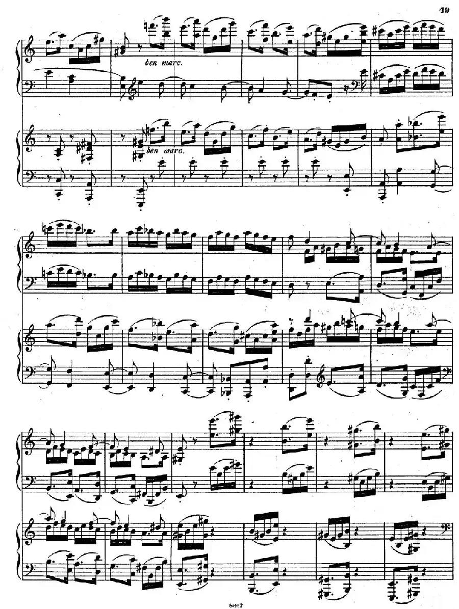 Symphony No.4 in e Minor Op.98（e小调第四交响曲·双钢琴）