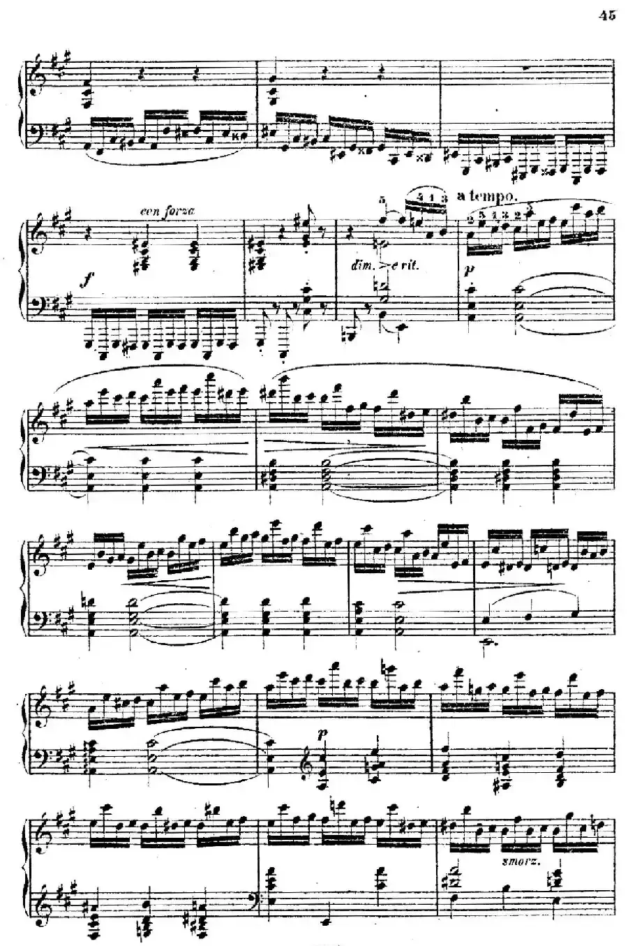 Douze Etudes de Salon Op.5（12首沙龙练习曲·9）