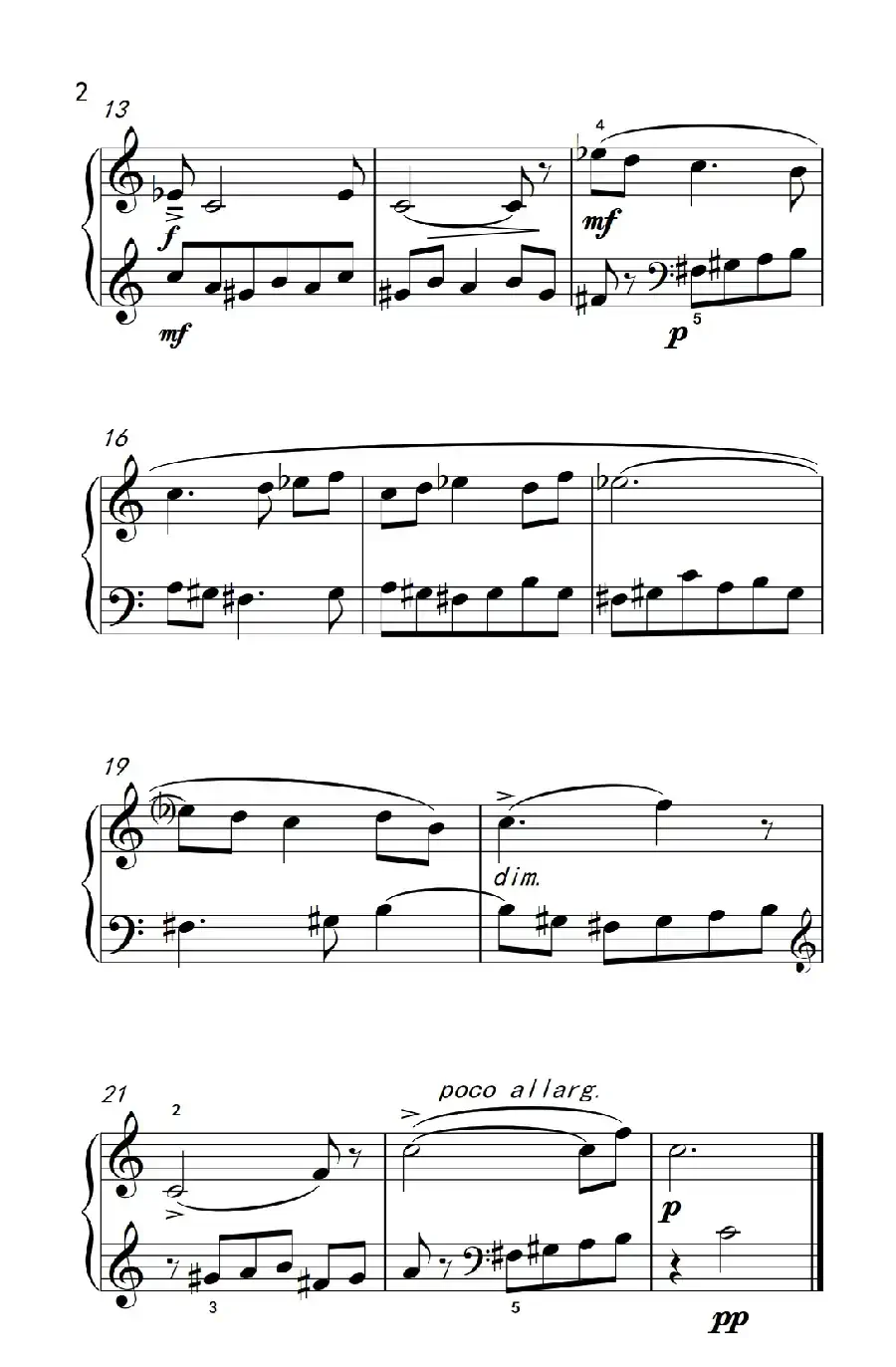 双手交叉（巴托克 小宇宙 钢琴教程 4）