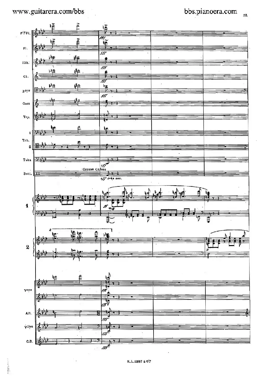 Concerto for 2 Pianos in d Minor（d小调双钢琴协奏曲·总谱）