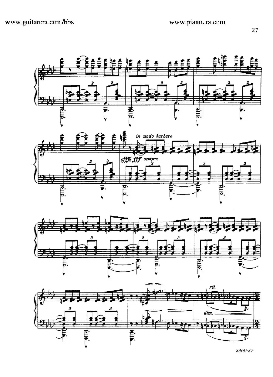 Fourth Piano Sonata S.360（第四钢琴奏鸣曲）