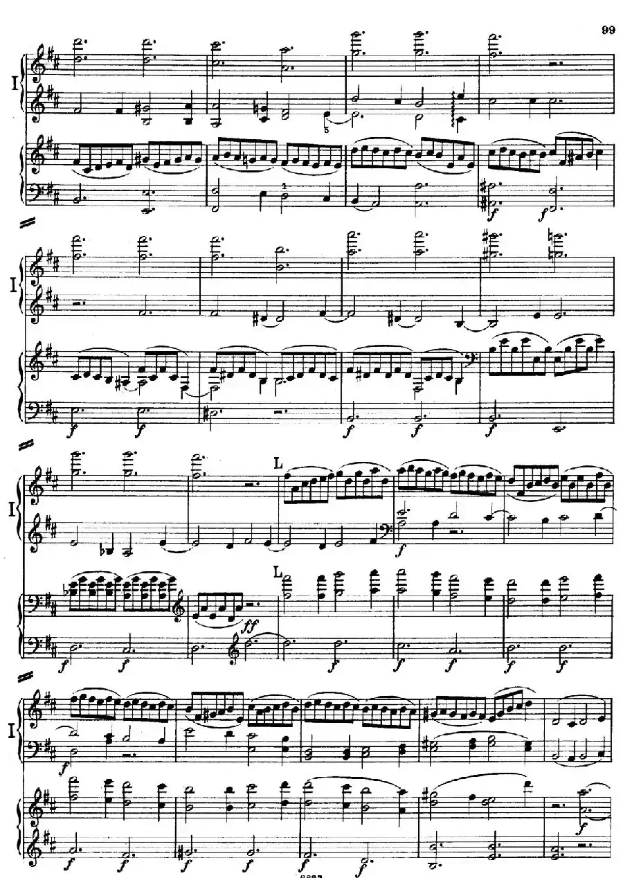 d小调第九交响曲 Op.125（双钢琴P93——102）