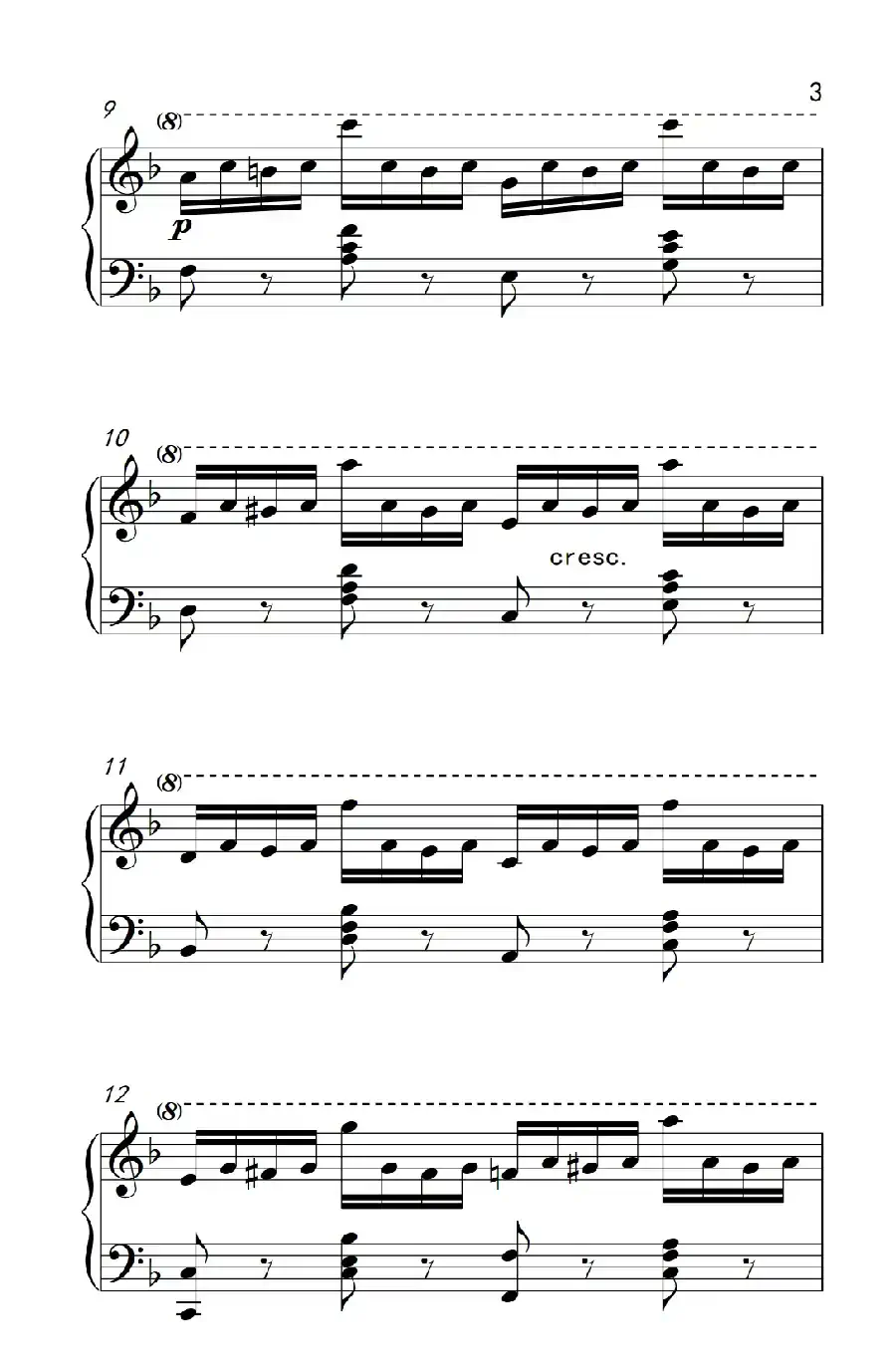 第七级2.练习曲(中央音乐学院 钢琴(业余)考级教程 7-9级)