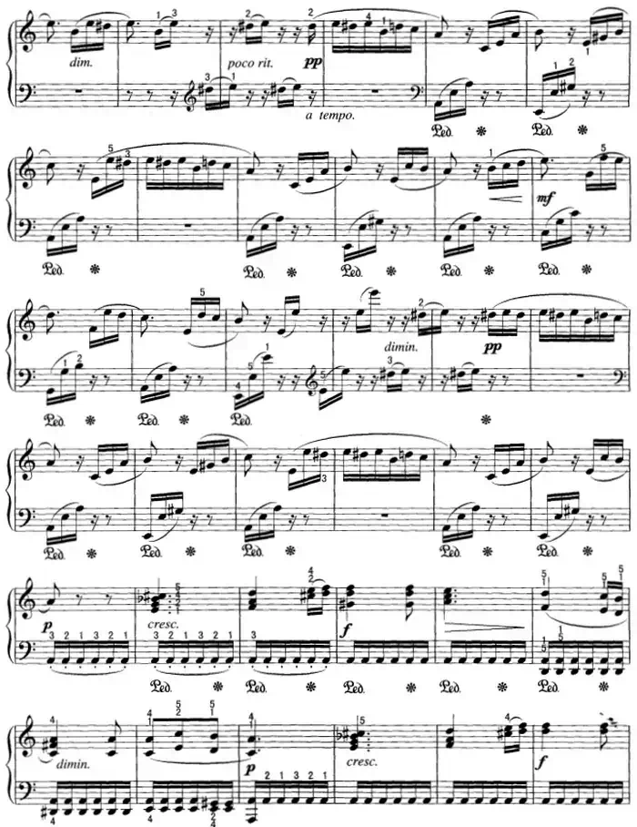 不可不弹的世界钢琴名曲：献给爱丽丝