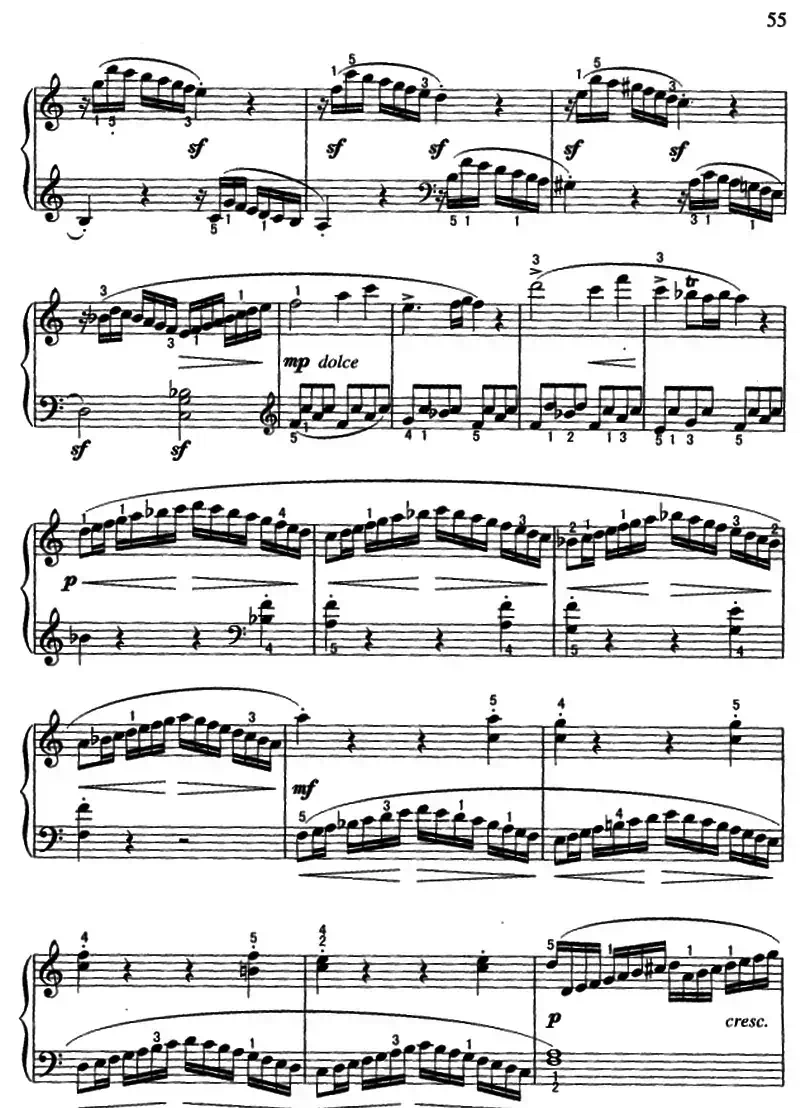 C大调小奏鸣曲第一乐章（莫扎特作曲版）