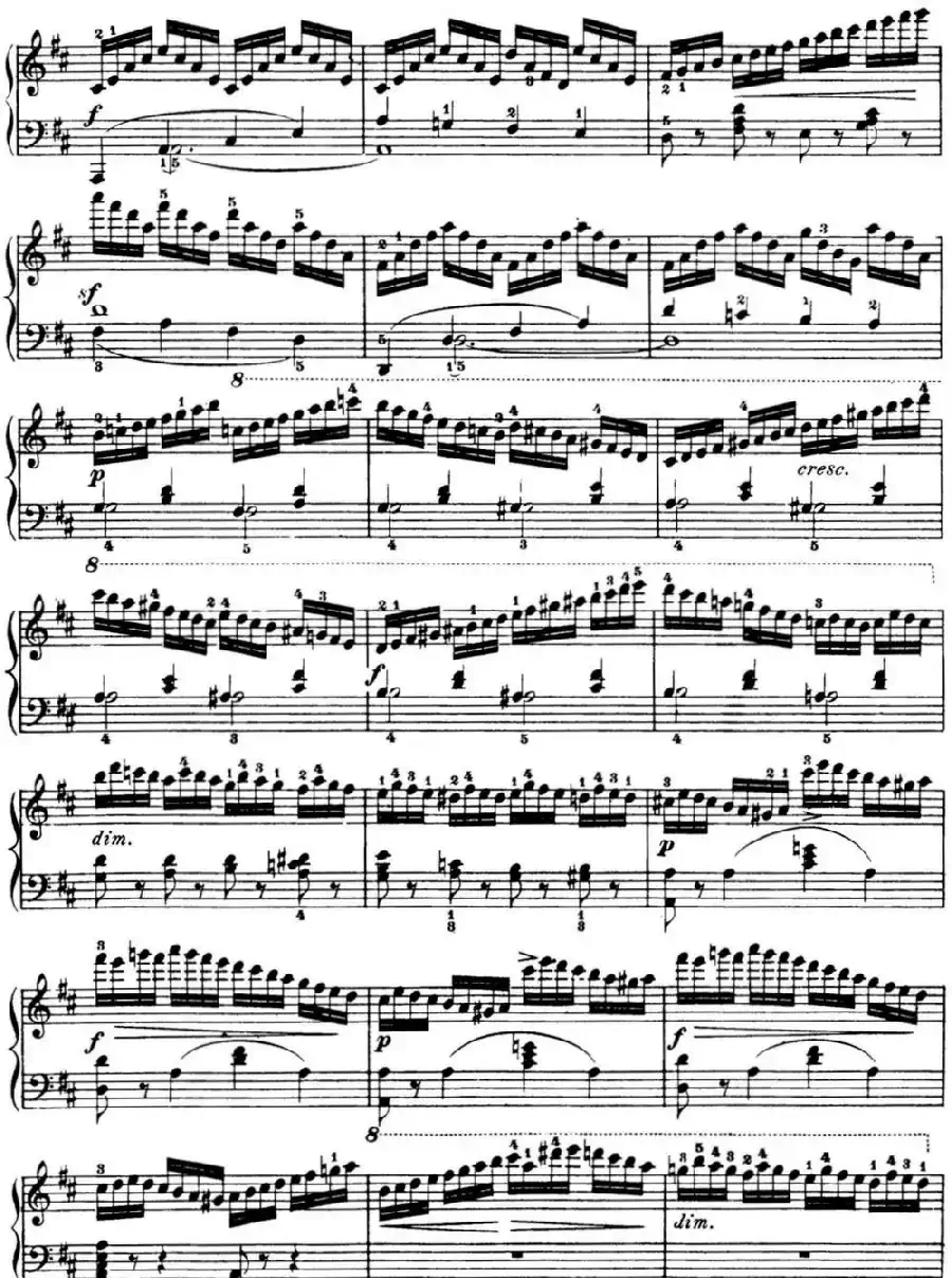 50首车尔尼Op.740钢琴手指灵巧技术练习曲（NO.3）