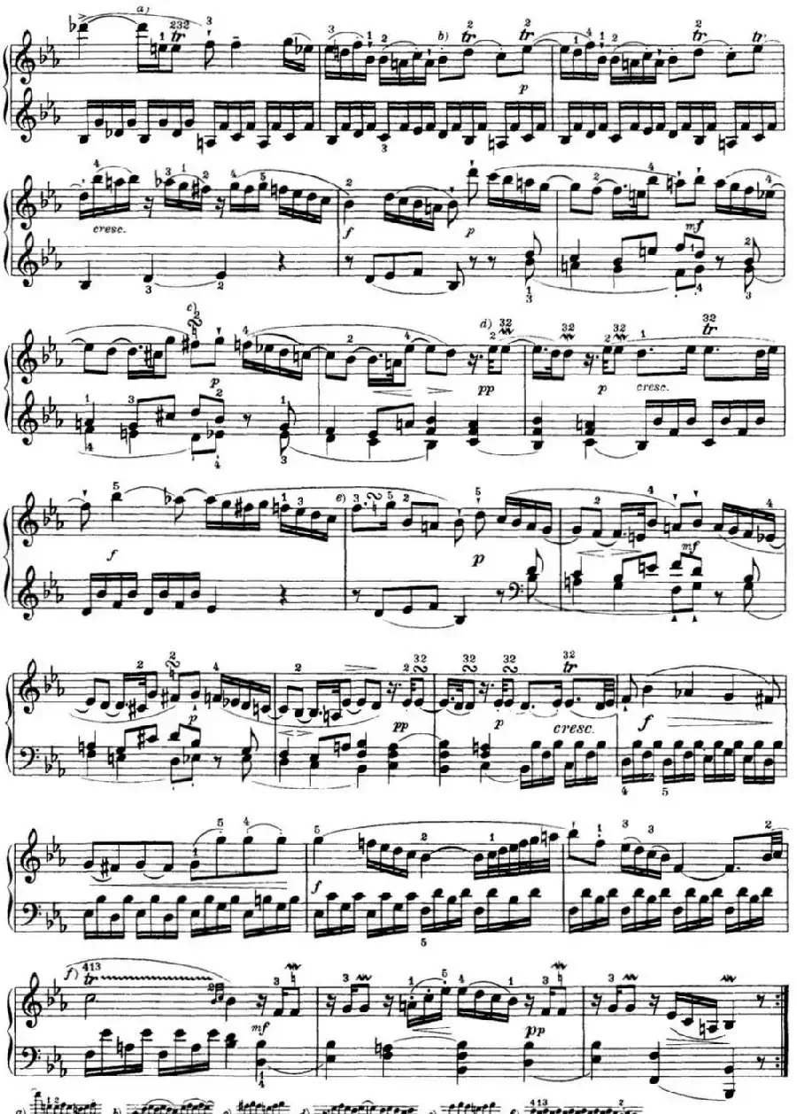 海顿 钢琴奏鸣曲 Hob XVI 45 Divertimento Eb major