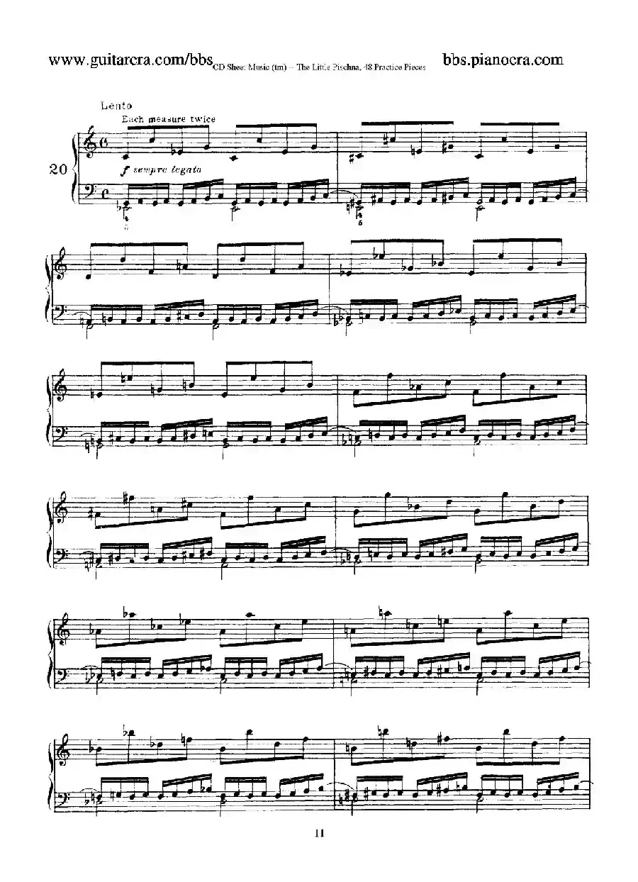48 Practice Pieces（四十八首钢琴练习曲）
