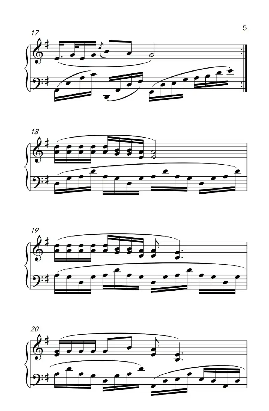 山不转水转(《弹吧音教》制谱版)