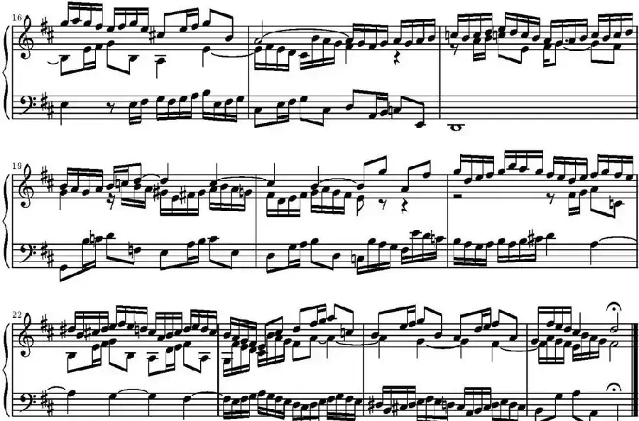 15首巴赫三部创意曲集（NO.3）