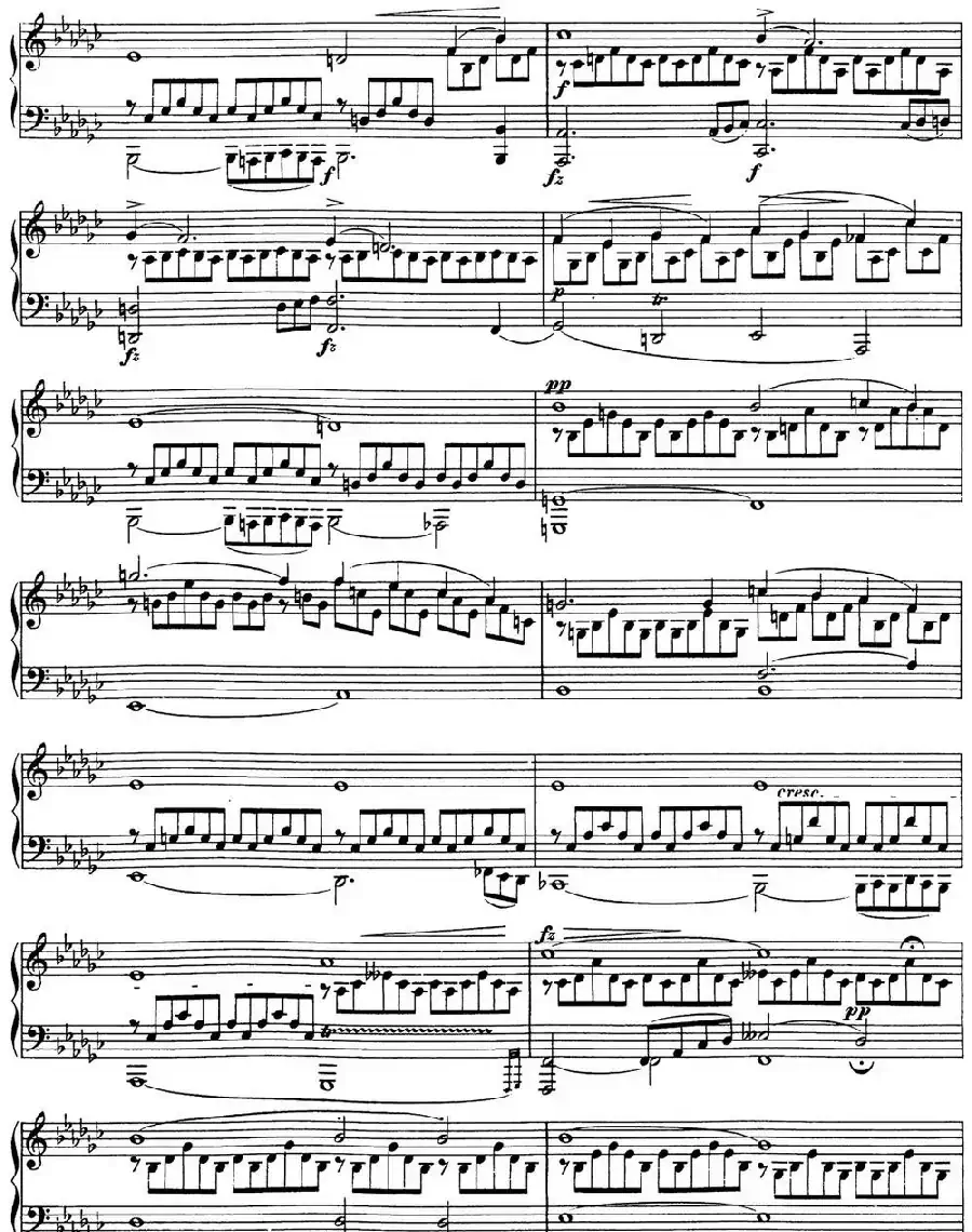 舒伯特降G大调即兴曲D.899,Op.90(NO.3)