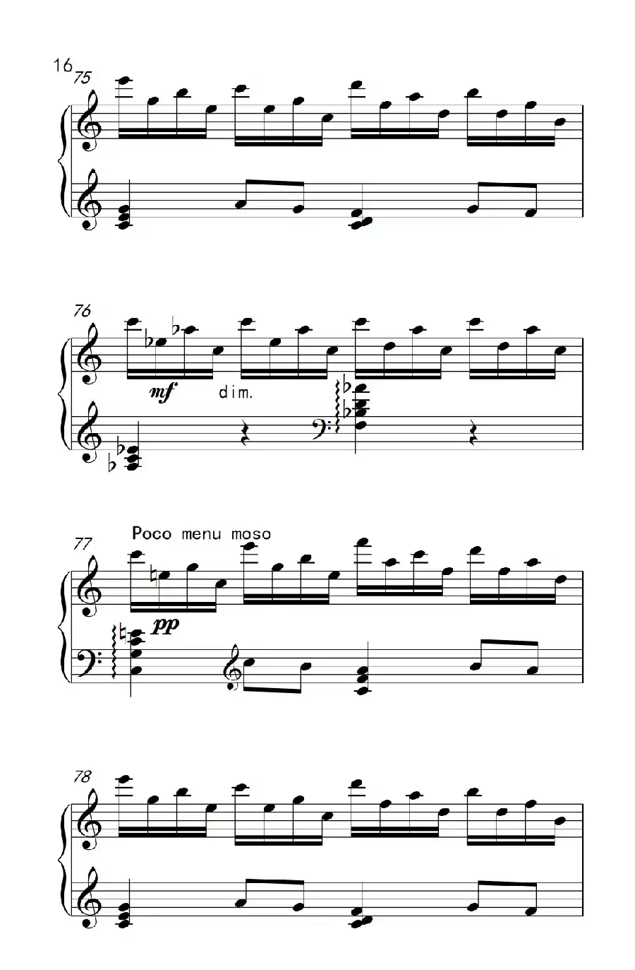 第九级1.前奏曲 Op.12 No.7（中央音乐学院 钢琴（业余）考级教程 7-9级）