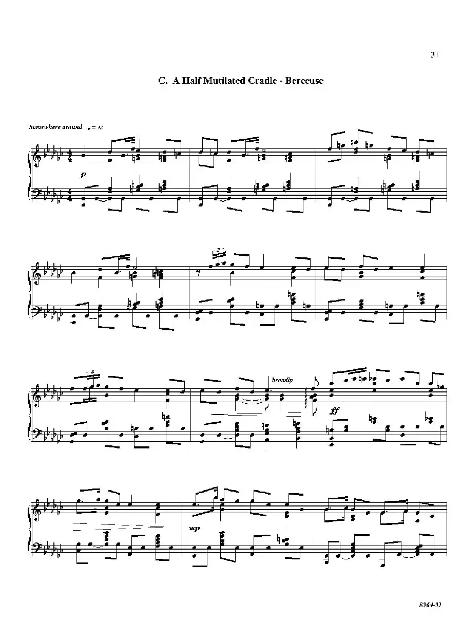 Piano Sonata No.8（第八钢琴奏鸣曲）（2）
