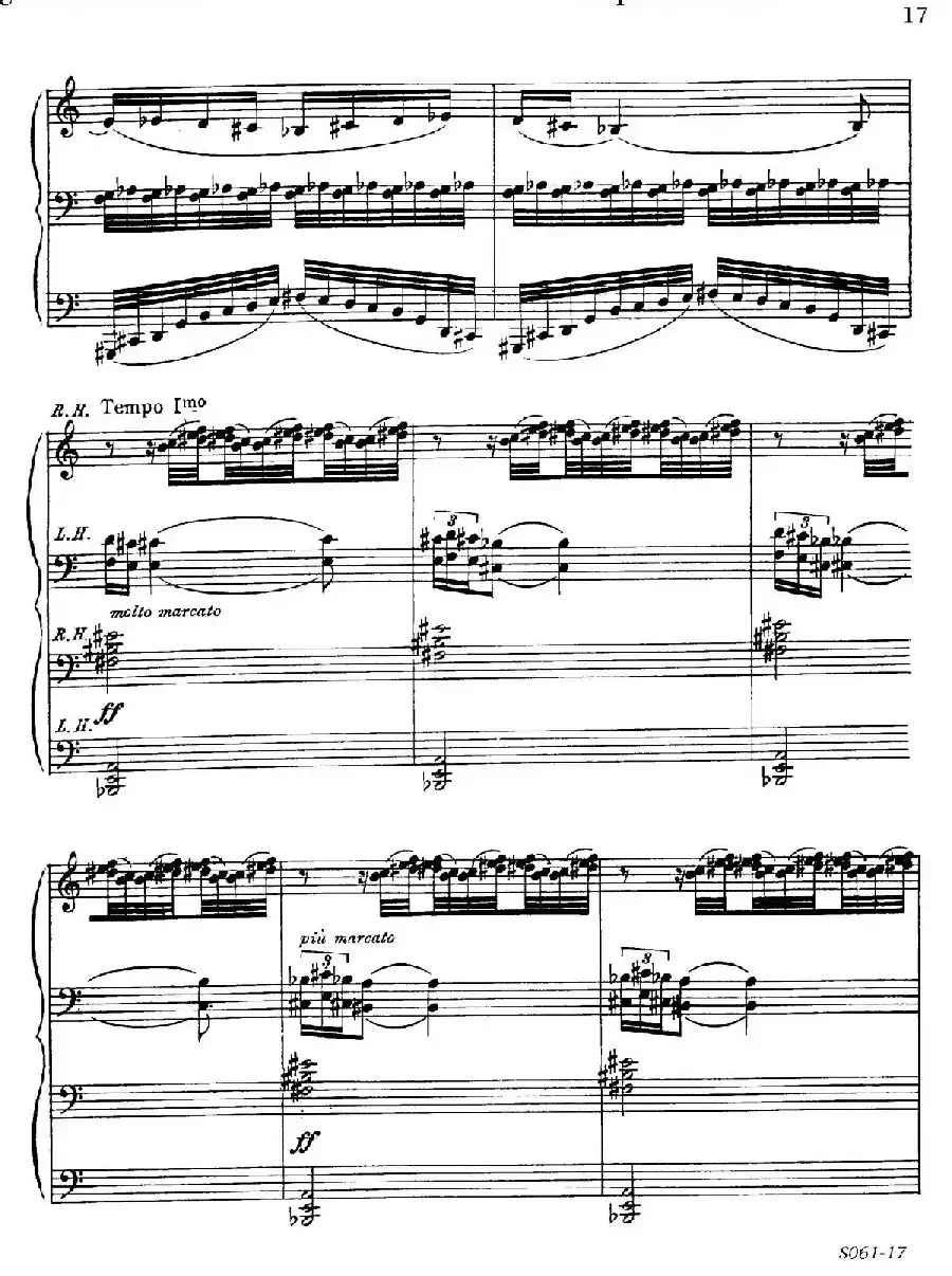 Poems of 1917 Op.41（1917之诗   4. 被侵略者的愤怒）