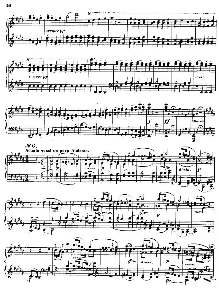 Quartet No.14（升c小调第十四弦乐四重奏钢琴版）