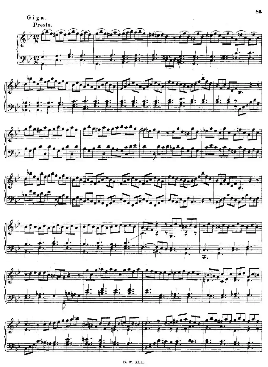 16 Concertos BWV 972-987（十六首为独奏古钢琴而作的协奏曲）（P21——30）
