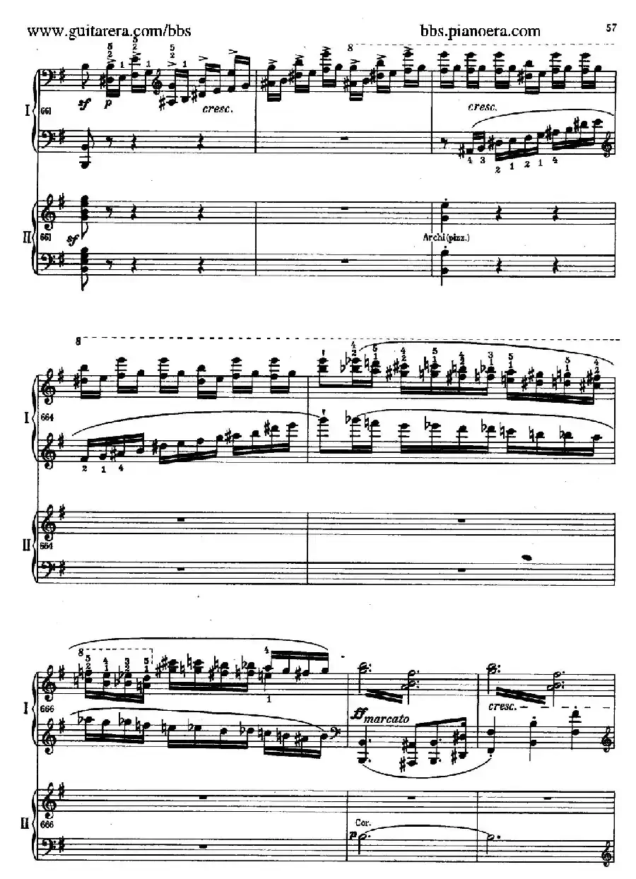 e小调第一钢琴协奏曲 Op.11（双钢琴版·第一乐章）