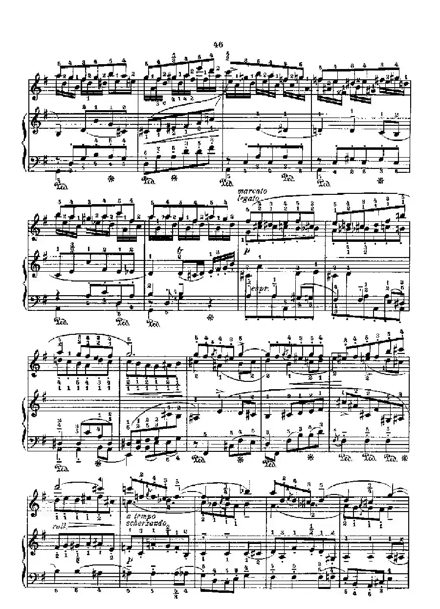 53首以肖邦练习曲为素材而作的练习曲（No.46）