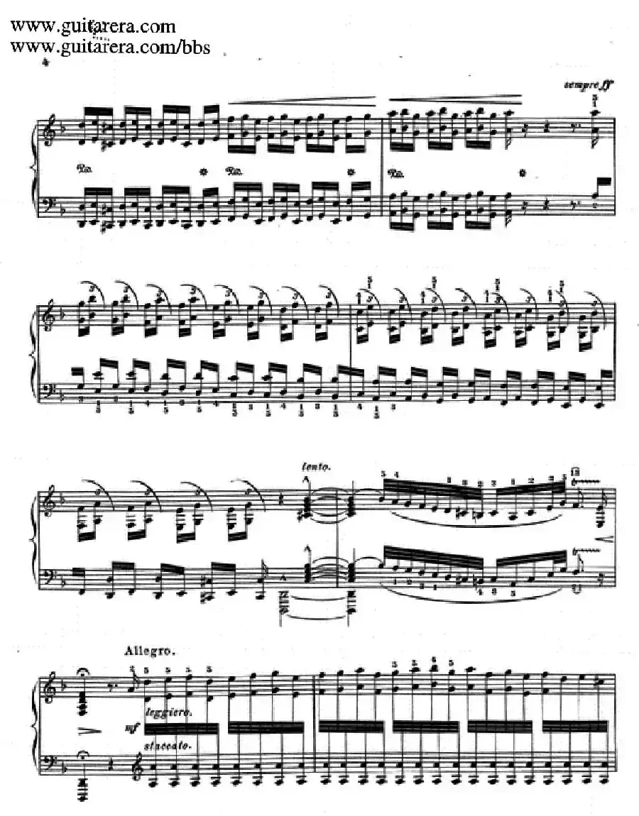 d小调托卡塔与赋格（BWV 565·陶西格改编钢琴独奏版）