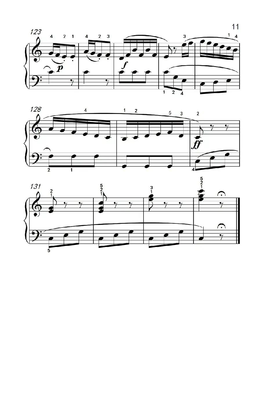 小奏鸣曲(老年大学 钢琴教程 3)